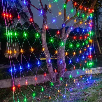 New Year Christmas Led Lights Curtain Garland 2X2/3X2M String Fairy Decorative Outdoor Indoor Home Wedding Decoration Net Light
New Year Christmas Led Lights Curtain Garland 2X2/3X2M String Fairy Decorative Outdoor Indoor Home Wedding Decoration Net Light