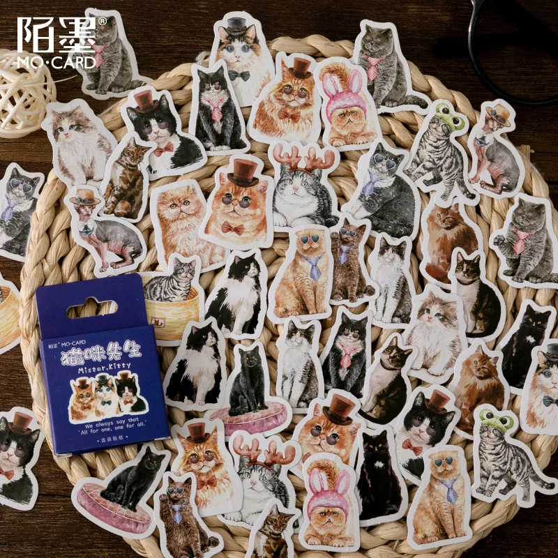 46PCS/PACK Kawaii Cat Animals Stickers Marker Book Diary School Office Supplies Stationery Scrapbooking sl3104
46PCS/PACK Kawaii Cat Animals Stickers Marker Book Diary School Office Supplies Stationery Scrapbooking sl3104
