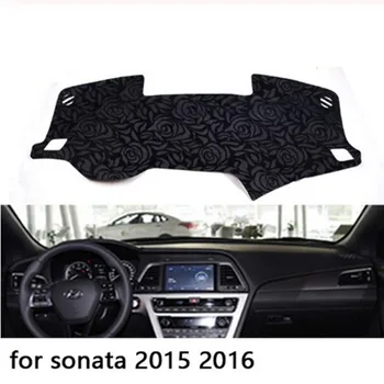 Rose Pattern Non-slip Dashmat Dash Mat Dashboard Cover Pad Cover Carpet Car Sticker for Hyundai 9th Sonata 2015-2018 Car Styling
Rose Pattern Non-slip Dashmat Dash Mat Dashboard Cover Pad Cover Carpet Car Sticker for Hyundai 9th Sonata 2015-2018 Car Styling