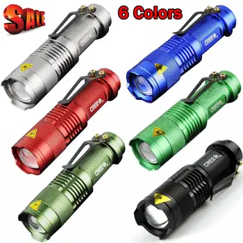 Mini Led Flashlight Led Torch light Laterna 3Modes 6Colors Zoomable Flashlight for bicycle bike power by 1*14500 battery
Mini Led Flashlight Led Torch light Laterna 3Modes 6Colors Zoomable Flashlight for bicycle bike power by 1*14500 battery