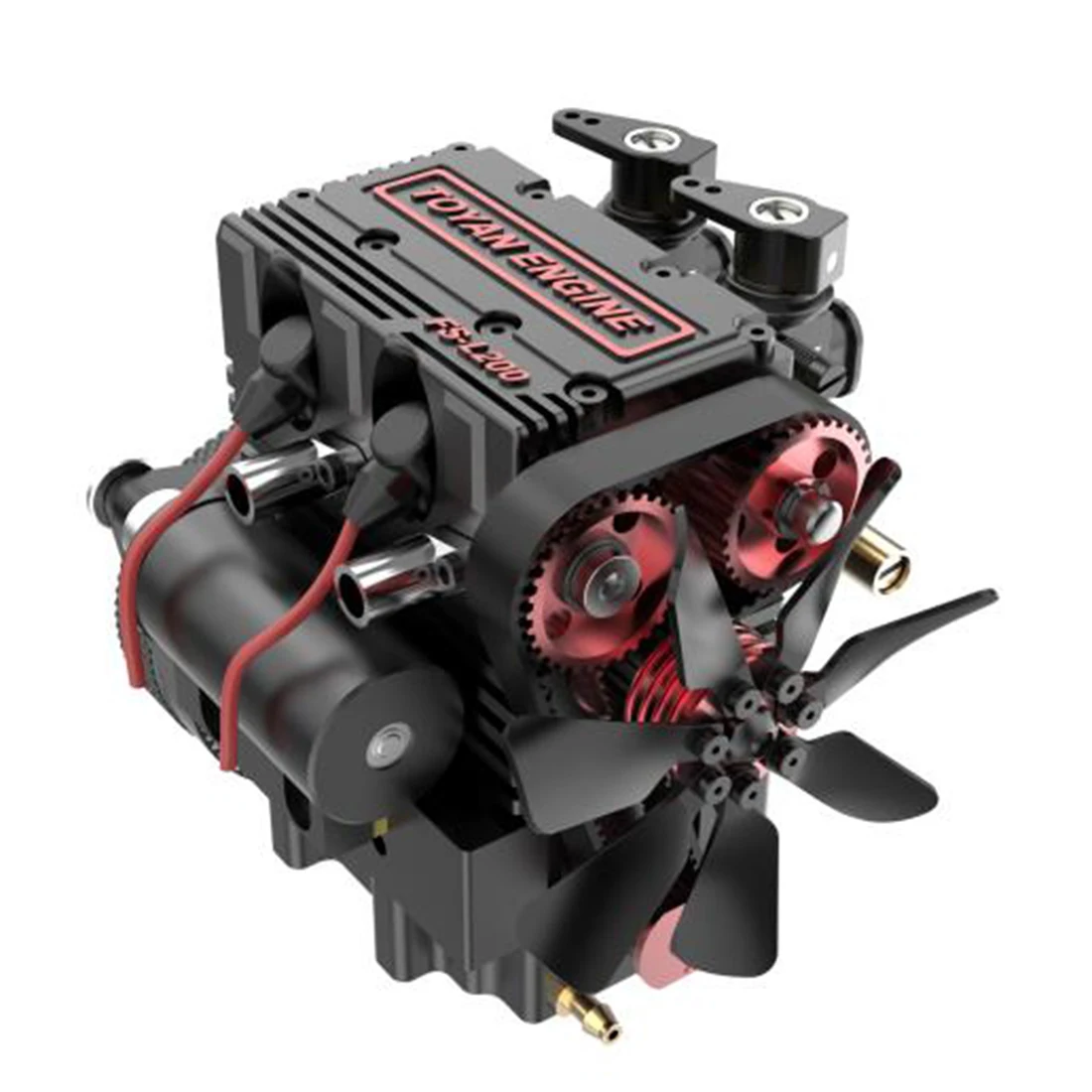 TOYAN FS-L200 Two-Cylinder Four-Stroke Nitro Engine Model For 1/10 1/12 1/14 RC Car Ship Model
TOYAN FS-L200 Two-Cylinder Four-Stroke Nitro Engine Model For 1/10 1/12 1/14 RC Car Ship Model