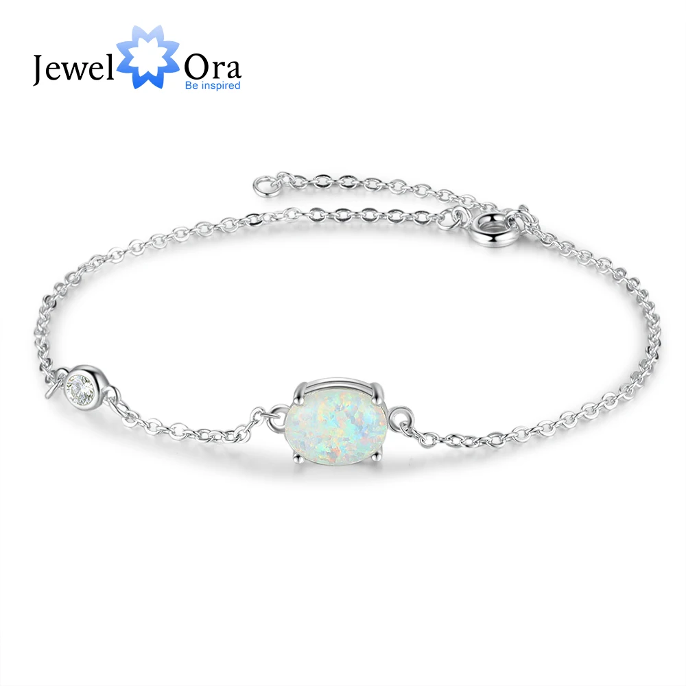 JewelOra Silver Color Oval Simulated White Opal Charm Bracelet for Women Classic Adjustable Chain Bracelet Wedding Jewelry
JewelOra Silver Color Oval Simulated White Opal Charm Bracelet for Women Classic Adjustable Chain Bracelet Wedding Jewelry