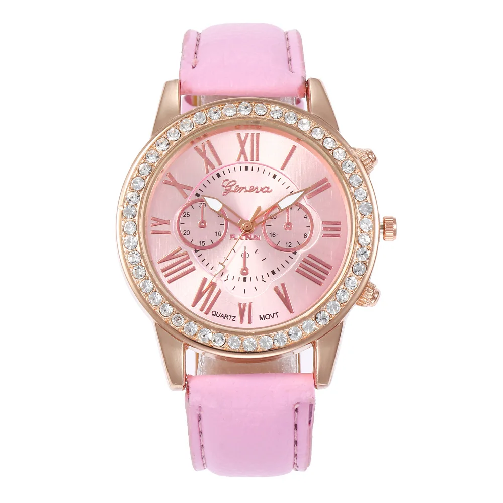 Hot Selling Diamond Set Double Layer Letter Decoration Geneva Geneva Watch Fashion Embossed Leather Leather Belt WOMEN'S Watch
Hot Selling Diamond Set Double Layer Letter Decoration Geneva Geneva Watch Fashion Embossed Leather Leather Belt WOMEN'S Watch