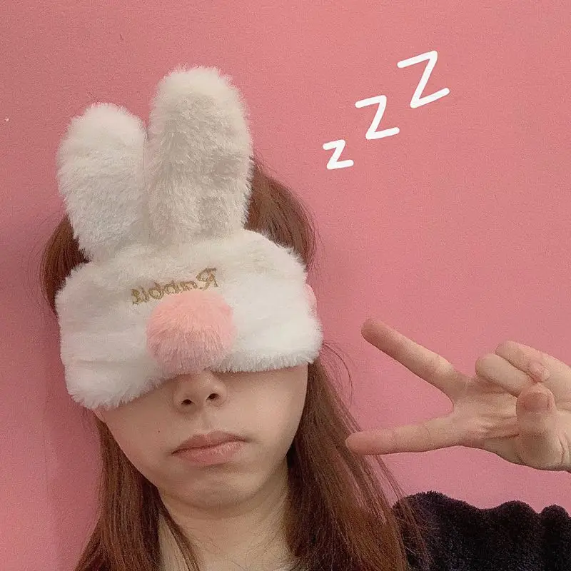 Womens Sweet 3D Long Rabbit Ears Sleeping Eye Mask Gold Letters Embroidery Eyeshade Cover Blindfold Thicken Fluffy Plush Travel
Womens Sweet 3D Long Rabbit Ears Sleeping Eye Mask Gold Letters Embroidery Eyeshade Cover Blindfold Thicken Fluffy Plush Travel