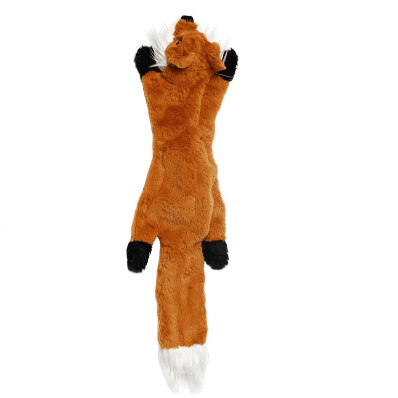Искусственное животное кожаные игрушки 45 см для питомцев мягкие енот белка голос