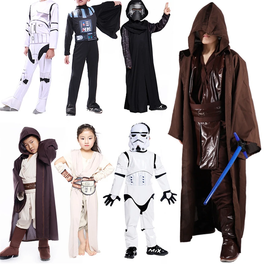 Star Wars Kids Costumes Darth Vader Jedi Knights of Ren Girls Cosplay Disguise May The Force Be with You Boys Halloween Costume
Star Wars Kids Costumes Darth Vader Jedi Knights of Ren Girls Cosplay Disguise May The Force Be with You Boys Halloween Costume