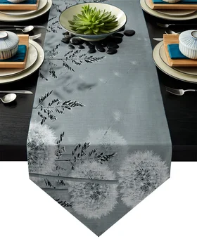 Plant Grey Dandelion Table Runner Table Flag Home Party Decorative Tablecloth Table Runners for Wedding
Plant Grey Dandelion Table Runner Table Flag Home Party Decorative Tablecloth Table Runners for Wedding