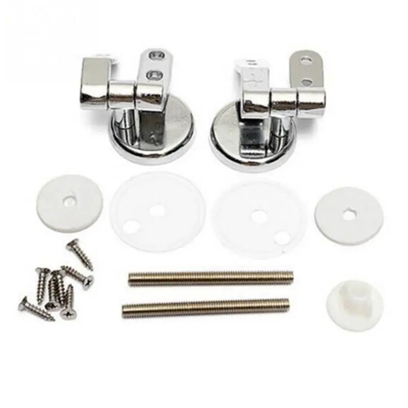 Alloy Replacement Toilet Seat Hinges Mountings Set Chrome with Fittings Screws For Toilet Accessories
Alloy Replacement Toilet Seat Hinges Mountings Set Chrome with Fittings Screws For Toilet Accessories