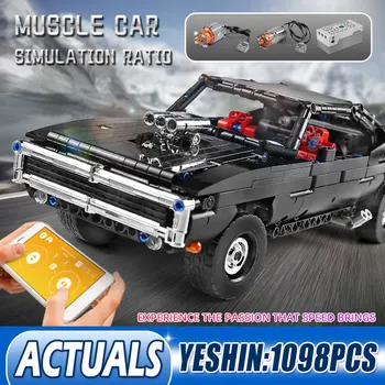Mould King 1098PCS MOC Technic App Motorized Car Ultimate Muscle Car Model Building Blocks Bricks Kids car Toys Birthday Gifts
Mould King 1098PCS MOC Technic App Motorized Car Ultimate Muscle Car Model Building Blocks Bricks Kids car Toys Birthday Gifts