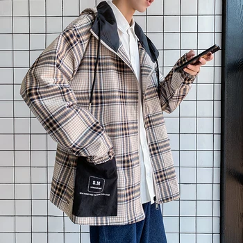 Men's jacket 2020 spring and summer new loose casual plaid pattern hooded jacket youth personality fashion trend men's clothing
Men's jacket 2020 spring and summer new loose casual plaid pattern hooded jacket youth personality fashion trend men's clothing