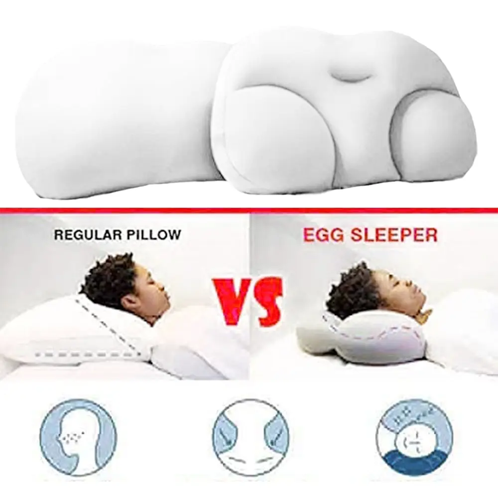 All-round Sleep Pillow Memory Foam Bedding Neck protection Slow Rebound Foam Shaped Health Cervical Neck Sleep Support Concave