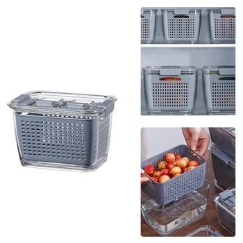 Multifunctional Drain Basket Refrigerator Vegetable Crisper Kitchen Storage Box Storage Tool Sink Filter Shelf
Multifunctional Drain Basket Refrigerator Vegetable Crisper Kitchen Storage Box Storage Tool Sink Filter Shelf