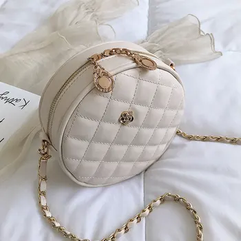 Elegant Female Plaid Round bag 2019 Fashion New High Quality PU Leather Women's Designer Handbag Chain Shoulder Messenger Bag
Elegant Female Plaid Round bag 2019 Fashion New High Quality PU Leather Women's Designer Handbag Chain Shoulder Messenger Bag