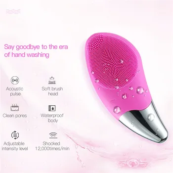 Silicone Facial Cleaning Brush USB Rechargable Blackhead Remover Acne Prone Cleaner Face Washing Brush Waterproof Face Machine
Silicone Facial Cleaning Brush USB Rechargable Blackhead Remover Acne Prone Cleaner Face Washing Brush Waterproof Face Machine