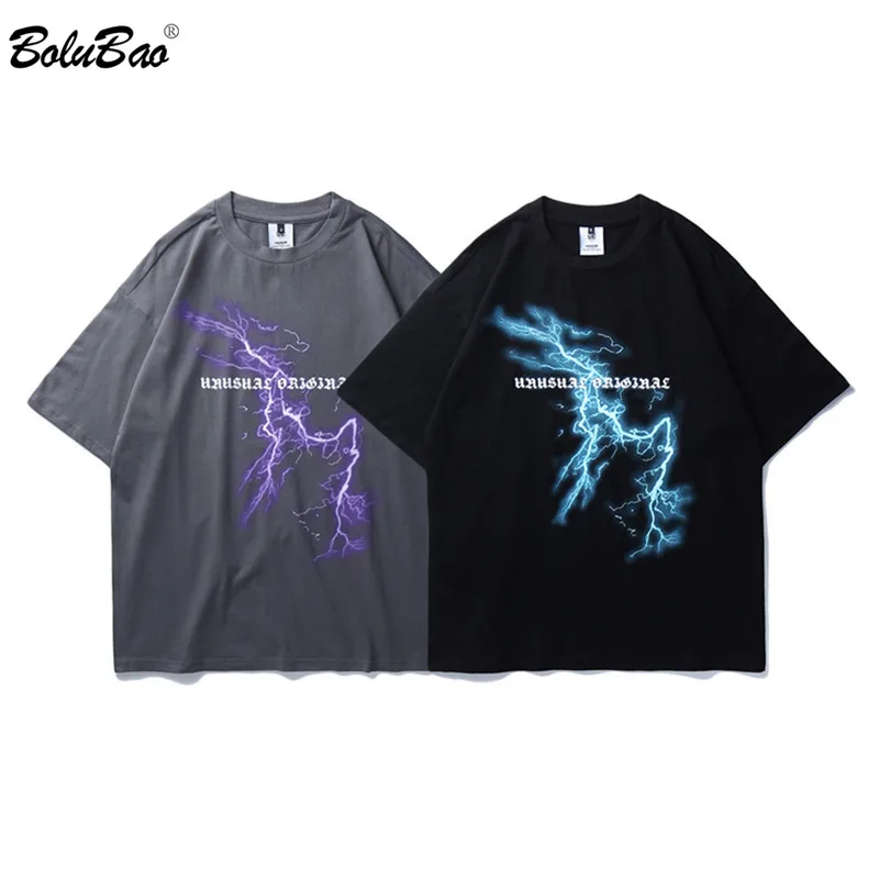 BOLUBAO Men's Street T Shirt Lightning Skull Moon Cotton T-Shirt 2020 Summer Men Short Sleeve High Quality Tees Shirts 
BOLUBAO Men's Street T Shirt Lightning Skull Moon Cotton T-Shirt 2020 Summer Men Short Sleeve High Quality Tees Shirts