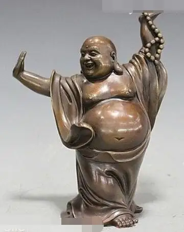 China Buddhism Happy big belly Maitreya Buddha Pure Bronze Copper Buddha Statue
China Buddhism Happy big belly Maitreya Buddha Pure Bronze Copper Buddha Statue