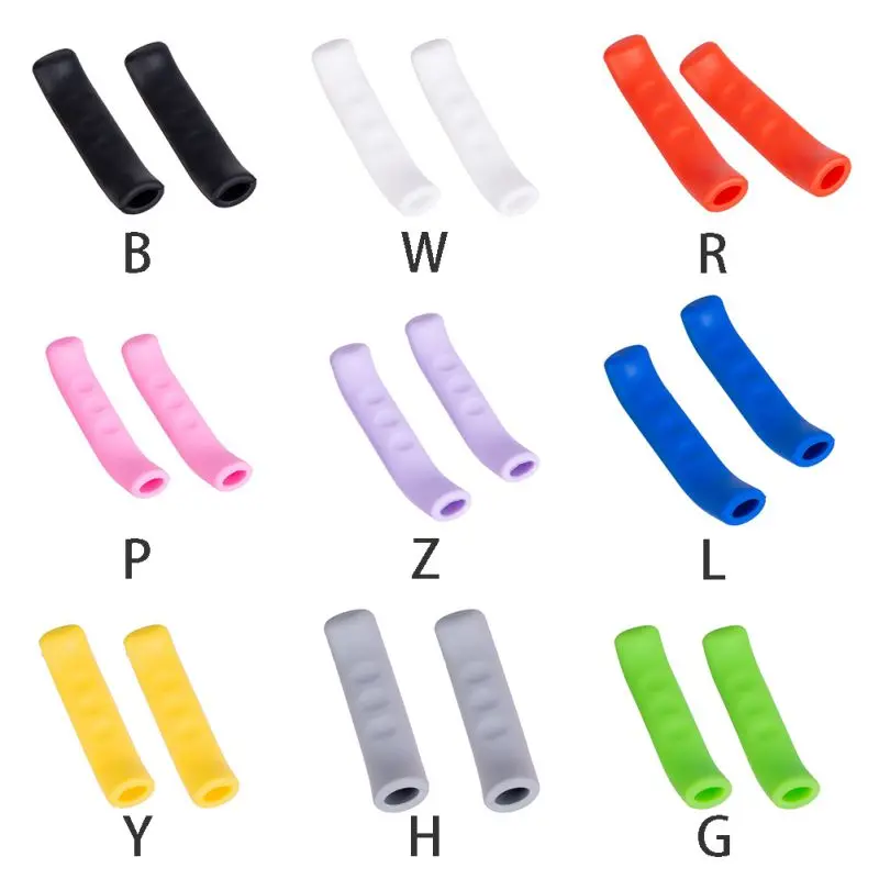 

1 Pair Bike Brake Lever Protector Mountain Bicycle Anti Slip Silicone Handle Cover Riding Cycling Accessories
