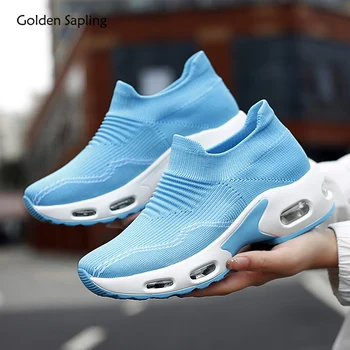 Golden Sapling Trainer Sport Shoes for Women Breathable Summer New Slip-on Women's Sneakers Cushion Platform Sneaker for Running
Golden Sapling Trainer Sport Shoes for Women Breathable Summer New Slip-on Women's Sneakers Cushion Platform Sneaker for Running