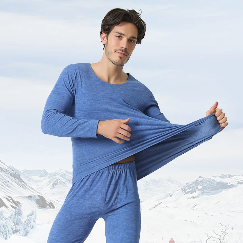 2020 New Cationic No Trace Men Thermal Underwear Winter Slim Stretch Undershirts Pants Plus Size Breathable Long Johns 2 Pcs/Set
2020 New Cationic No Trace Men Thermal Underwear Winter Slim Stretch Undershirts Pants Plus Size Breathable Long Johns 2 Pcs/Set