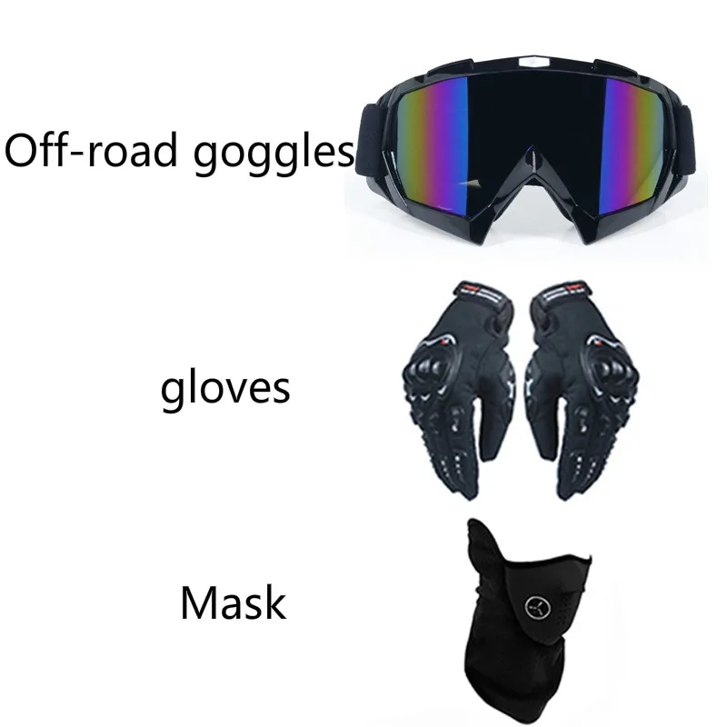 Free Shipping Offroad Goggles Mask Gloves Three-piece pj mask tactical helmet accessories horse riding
Free Shipping Offroad Goggles Mask Gloves Three-piece pj mask tactical helmet accessories horse riding