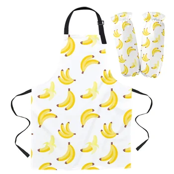 Banana Fruit Cartoon Apron Oversleeve Oven Gloves Pads Cooking Baking Kitchen Aprons for Women Kids
Banana Fruit Cartoon Apron Oversleeve Oven Gloves Pads Cooking Baking Kitchen Aprons for Women Kids