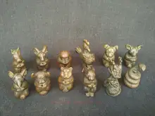 YIZHU CULTUER ART Collection Old China Bronze Carving Zodiac Animal Statue Incense Seat Family Decoration Gift
YIZHU CULTUER ART Collection Old China Bronze Carving Zodiac Animal Statue Incense Seat Family Decoration Gift