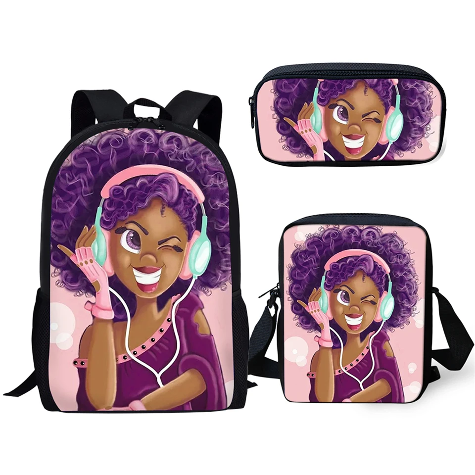 HaoYun Primary Students Backpacks Kawaii African Girl Prints Pattern Kids School Bags Afro Arts Designer 3PCs/Set Book Bags
HaoYun Primary Students Backpacks Kawaii African Girl Prints Pattern Kids School Bags Afro Arts Designer 3PCs/Set Book Bags
