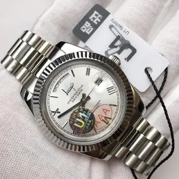 Luxury watch men Rolix 40mm DAYDATE automatic mechanical AAA sweeping Original LOGO stainless steel watches Asia 2813 U1 factory
Luxury watch men Rolix 40mm DAYDATE automatic mechanical AAA sweeping Original LOGO stainless steel watches Asia 2813 U1 factory