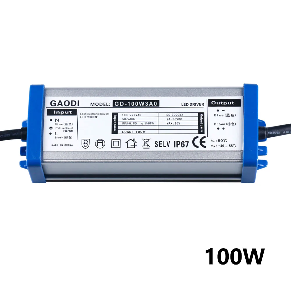 Waterproof LED electronic driver 100W 150W 200W Super poewer 50-60Hz LED Power Supply AC100-277V Lighting Transformers
Waterproof LED electronic driver 100W 150W 200W Super poewer 50-60Hz LED Power Supply AC100-277V Lighting Transformers