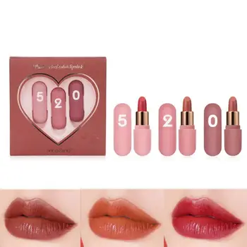 3Pcs/Set Waterproof Matte Lipstick Set Fashion Moisture Makeup Lip Long Lip Beauty Stick Korean Lasting Gloss Smooth M5D4
3Pcs/Set Waterproof Matte Lipstick Set Fashion Moisture Makeup Lip Long Lip Beauty Stick Korean Lasting Gloss Smooth M5D4