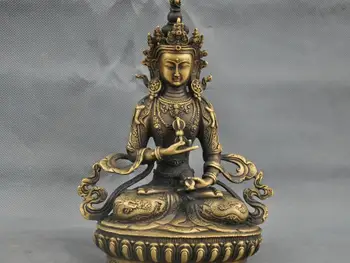 rui 8'' China Tibet Pure Bronze Vajrasattva Bodhisattva Buddha Statue 
rui 8'' China Tibet Pure Bronze Vajrasattva Bodhisattva Buddha Statue