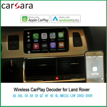 Wireless Carplay Decoder for Au di A6 A6L S6 4F A8 4E Q7 4L MMI 2g low muItimedia interface Android auto Retrofit Kit
Wireless Carplay Decoder for Au di A6 A6L S6 4F A8 4E Q7 4L MMI 2g low muItimedia interface Android auto Retrofit Kit
