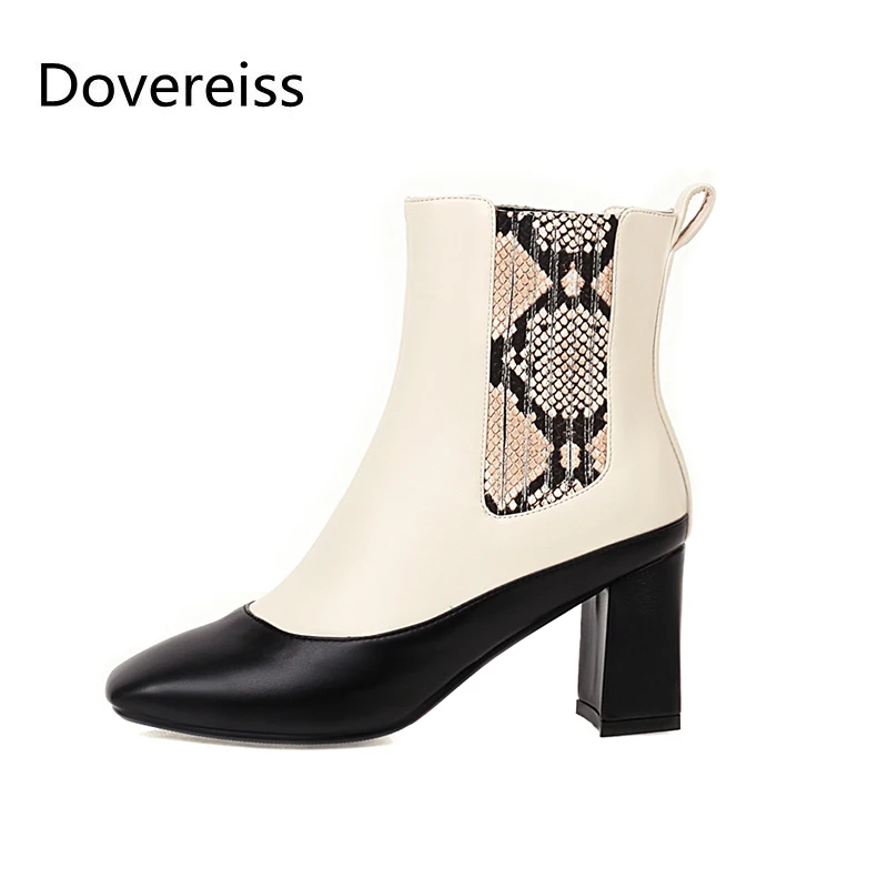 Dovereiss 2022 Fashion Ladies Boots Winter New Sexy Elegant Chunky Heels Slip On Square Toe Short Boots Concise 45 46 47 48 49
Dovereiss 2022 Fashion Ladies Boots Winter New Sexy Elegant Chunky Heels Slip On Square Toe Short Boots Concise 45 46 47 48 49