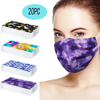 20PCS Disposable Non-woven Face Mask Fashion Digital Print Breathing Adult 3 Layer Design Mask Mouth Mask With Design Masque
20PCS Disposable Non-woven Face Mask Fashion Digital Print Breathing Adult 3 Layer Design Mask Mouth Mask With Design Masque