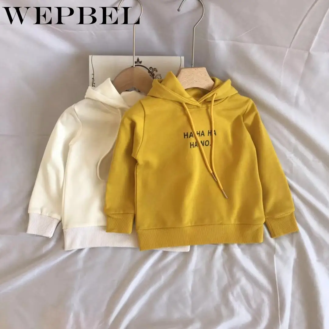 WEPBEL Baby Girl Boy Hoodies Hooded Full Sleeve Casual Fashion New Autumn Winter Letter Print Solid Color Children Kids Hoodies
WEPBEL Baby Girl Boy Hoodies Hooded Full Sleeve Casual Fashion New Autumn Winter Letter Print Solid Color Children Kids Hoodies