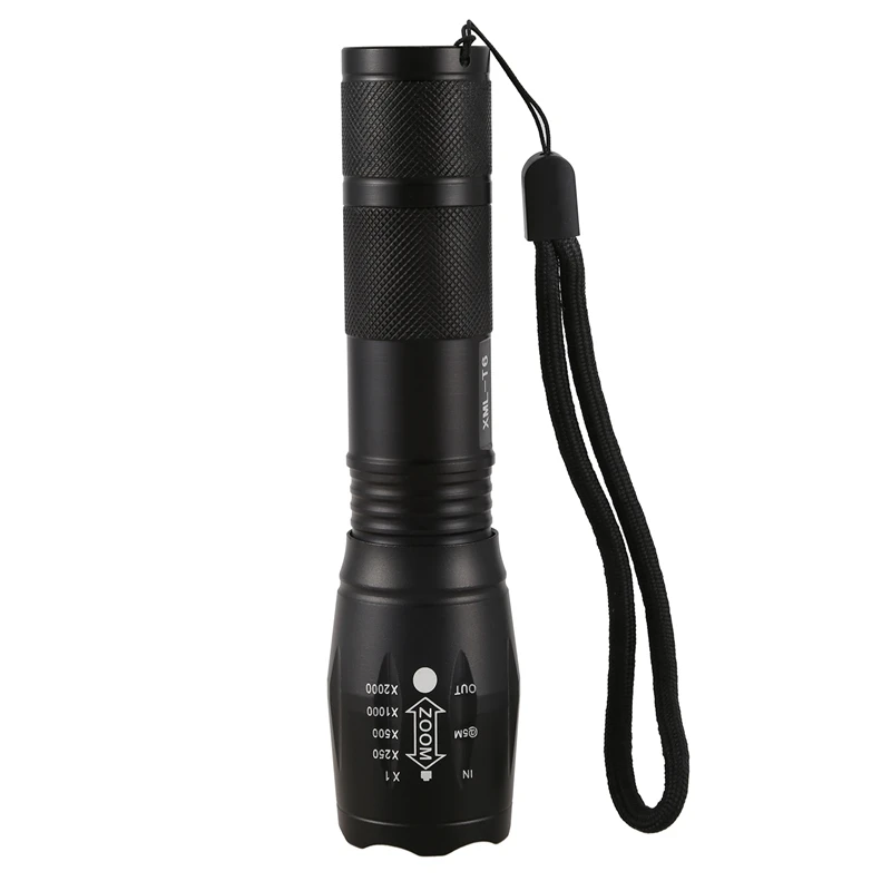 LED Rechargeable Flashlight XML T6 Lantern torch 4000 lumens 18650 Battery Outdoor Camping Powerful Led Flashlight(TYPE A)
LED Rechargeable Flashlight XML T6 Lantern torch 4000 lumens 18650 Battery Outdoor Camping Powerful Led Flashlight(TYPE A)