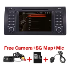 Оригинальный Автомобильный DVD GPS UI 7 "для BMW E39 X5 E53 с Bluetooth Радио RDS