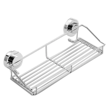 Stainless Steel Kitchen Bathroom Shower Shelf Storage Suction Basket Caddy Rack Without Using Tools or Glue
Stainless Steel Kitchen Bathroom Shower Shelf Storage Suction Basket Caddy Rack Without Using Tools or Glue