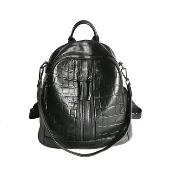 2020 Women Backpack high quality Real Leather Fashion school Backpacks Female Casual Large Capacity Vintage Shoulder Bag
2020 Women Backpack high quality Real Leather Fashion school Backpacks Female Casual Large Capacity Vintage Shoulder Bag