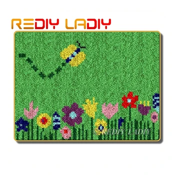 Latch Hook Rug Kits Crocheting Carpet Rug Colorful Flower Acrylic Yarn Printed Canvas Cushion Mat Crochet Tapestry Hobby & Craft
Latch Hook Rug Kits Crocheting Carpet Rug Colorful Flower Acrylic Yarn Printed Canvas Cushion Mat Crochet Tapestry Hobby & Craft