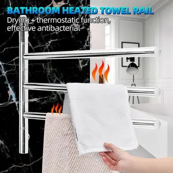 Stainless Steel Warmer Towel-Rack Wall Mountedl Heated Towel Rail Bathroom Bathroom Electric Clothes Warmer
Stainless Steel Warmer Towel-Rack Wall Mountedl Heated Towel Rail Bathroom Bathroom Electric Clothes Warmer