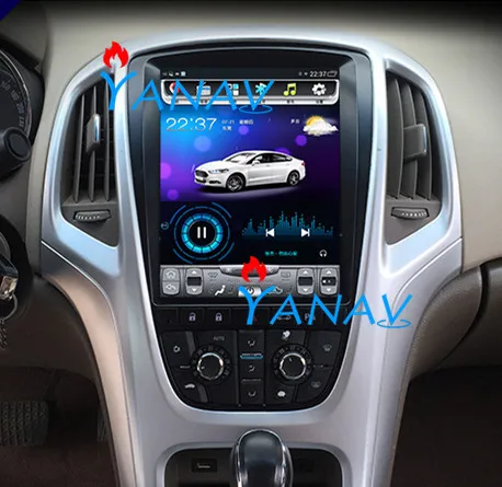 Вертикальный Tesla стиль Android 9 0 GPS навигация для-Buick Hideo 2010-2014 головное устройство