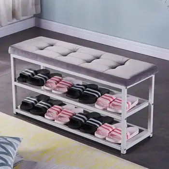 Shoe shelf simple multi-layer dust-proof multi-functional shoe cabinet shoe stool economical dormitory saves space 
Shoe shelf simple multi-layer dust-proof multi-functional shoe cabinet shoe stool economical dormitory saves space