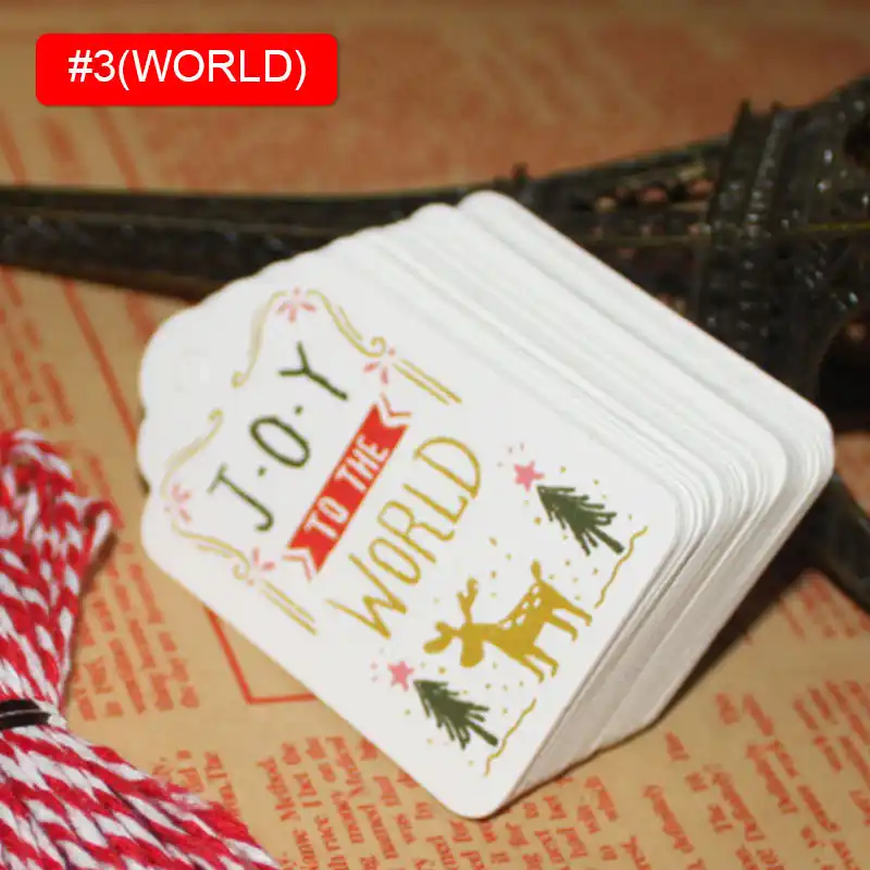 christmas label christmas hang tags xmas gift tags creative
