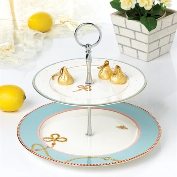 European Ceramic Cake Stand Snack Plate Modern Minimalist Home Fruit Snack Tray Party Wedding Double-layer Dessert Candy Plate
European Ceramic Cake Stand Snack Plate Modern Minimalist Home Fruit Snack Tray Party Wedding Double-layer Dessert Candy Plate