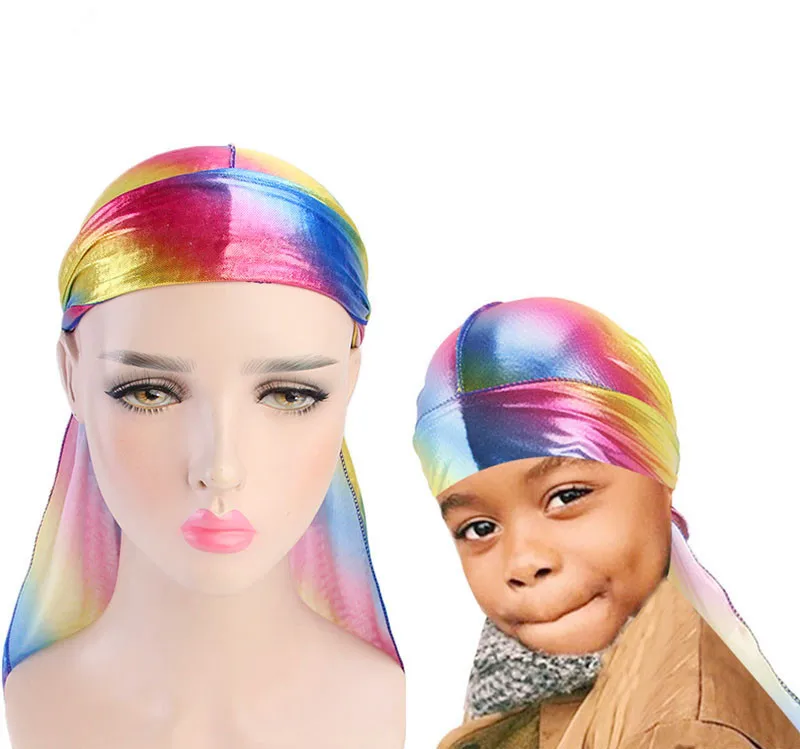 New Parent Child Extra Long Tail Du-Rag Laser Breathable Bandanas Turban Wigs Doo Durags Headwear Pirate Hat
New Parent Child Extra Long Tail Du-Rag Laser Breathable Bandanas Turban Wigs Doo Durags Headwear Pirate Hat