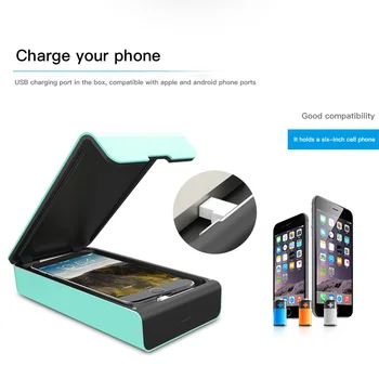 Aromatherapy Cleaner Portable UV Light Cell Phone Aromatherapy Function Masks Mobile Phones Disinfection Machine Sterilization
Aromatherapy Cleaner Portable UV Light Cell Phone Aromatherapy Function Masks Mobile Phones Disinfection Machine Sterilization