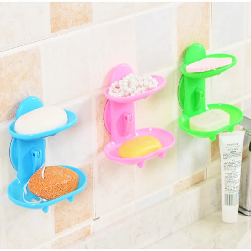 Kitchen Tools Bathroom Accessories Soap Holder Two Layer Suction Holder Soap Dish Storage Basket Soap Box Stand
Kitchen Tools Bathroom Accessories Soap Holder Two Layer Suction Holder Soap Dish Storage Basket Soap Box Stand