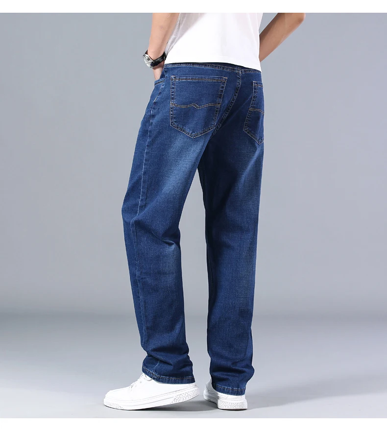 Mens Thin leg Loose Jeans Classic Mens Thin leg Loose Jeans Classic