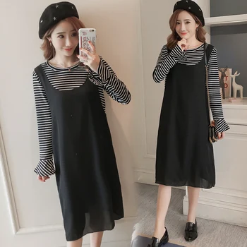 627# Patchwork One Pieces Maternity Dress Autumn Korean Fashion Clothes for Pregnant Women Lovely Long Sleeve Pregnancy Clothing 
627# Patchwork One Pieces Maternity Dress Autumn Korean Fashion Clothes for Pregnant Women Lovely Long Sleeve Pregnancy Clothing